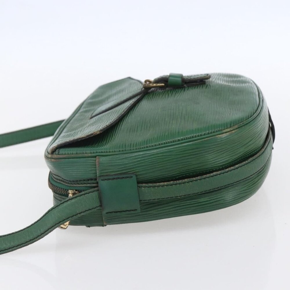 Authentic LOUIS VUITTON Epi Jeune Fille MM Shoulder Bag Green M52154 LV - Picture 10 of 16